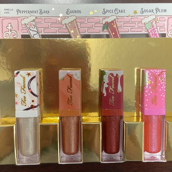 BNIB Too Faced Better not pout but if you do keep it classy lip gloss set - Picture 6 of 6